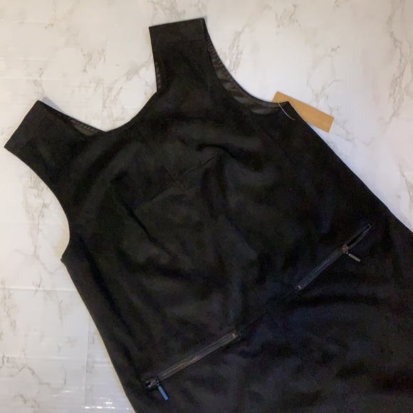 NWT Rachel Rachel Roy Suede Shift Dress - Picture 4 of 9